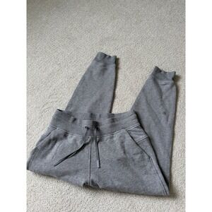 Lululemon Size 6 Women's Warm Down Jogger Heathered Medium Grey LW5ASUS